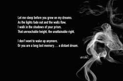 BECAUSE I DON’T WANT TO LOVE YOU 