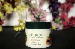 BIOTIQUE Papaya Scrub Review