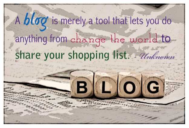 BLOGGING - A REDEMPTION