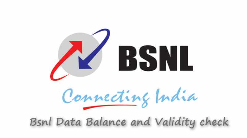 BSNL Main Balance And Net Usage Validity Check | Tech Maniya