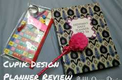 Babble Queen Diaries: Cupik Design Planner Review | Stationery Love