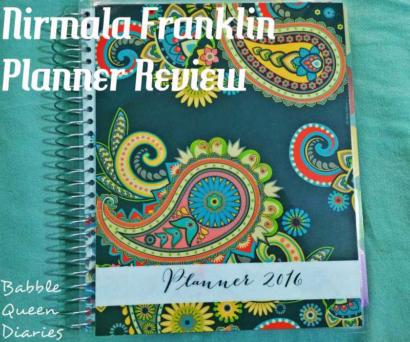 Babble Queen Diaries: Read This Review To Know All About Nirmala Franklin Planners,The Erin Condren For India