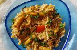 Baby Corn Pulao