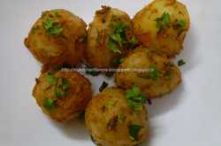 Baby Potatoes with Peanuts(Microwave Recipe)