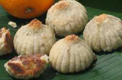 Baby Steps to Making Eggless Modak Cookies with Chocolate Center (Sugar Free) 