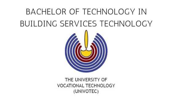Bachelor Of Technology In Building Services Technology At University Of Vocational Technology (UNIVOTEC) - Sri Lanka Course