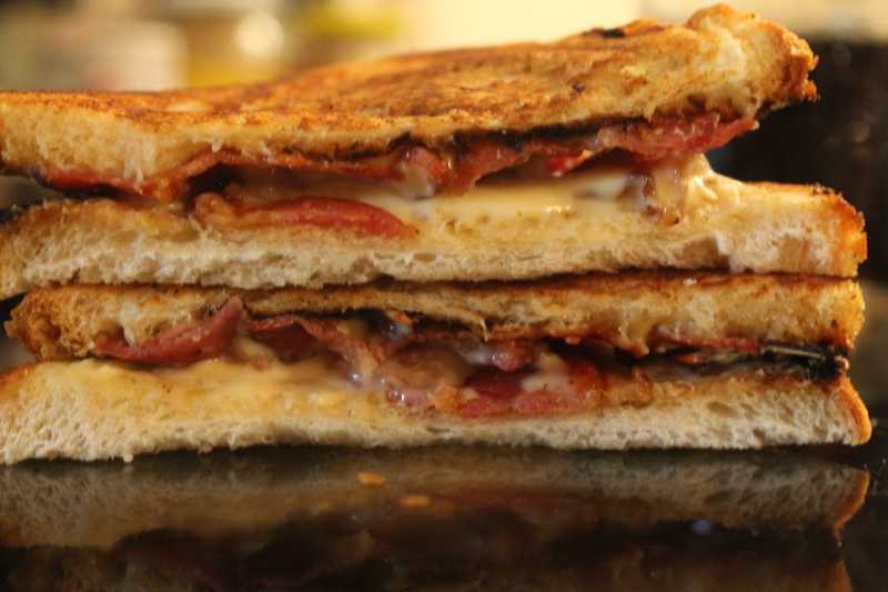 Bacon And Cheese Sandwich