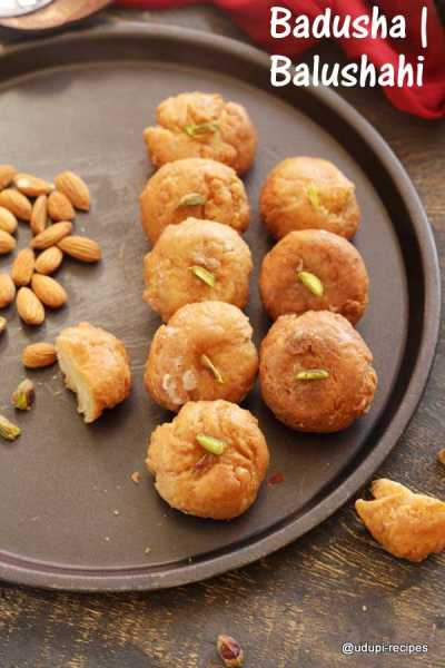Badusha | Balushahi Recipe - Udupi Recipes