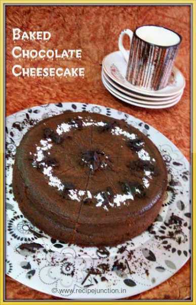 Baked Chocolate Cheesecake