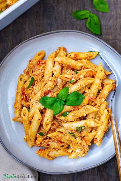 Baked Feta Pasta Recipe - Shweta In The Kitchen