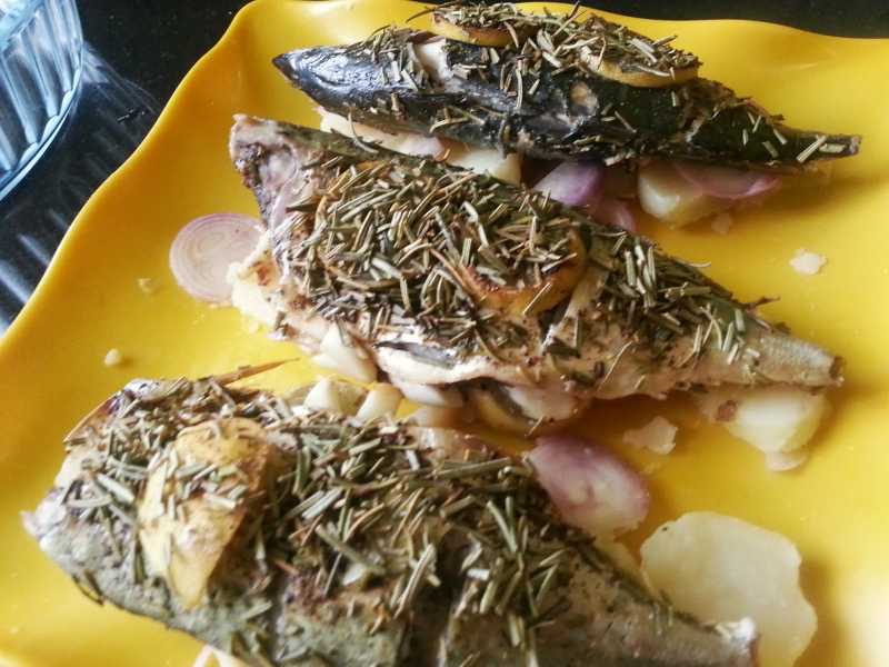 Baked Mackerel. A Healthy Alternative (no Oil Used )