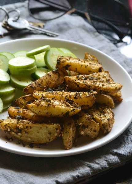 Baked Sesame Potato Wedges Recipe