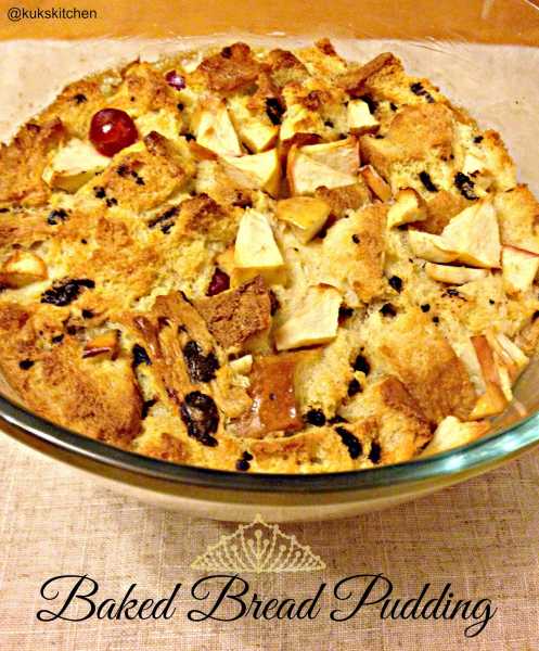 Baked Bread Pudding | Kukskitchen