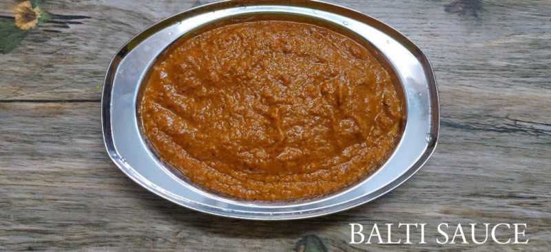 Balti Sauce | Homemade Balti Sauce | Balti Curry Masala - Nams Corner