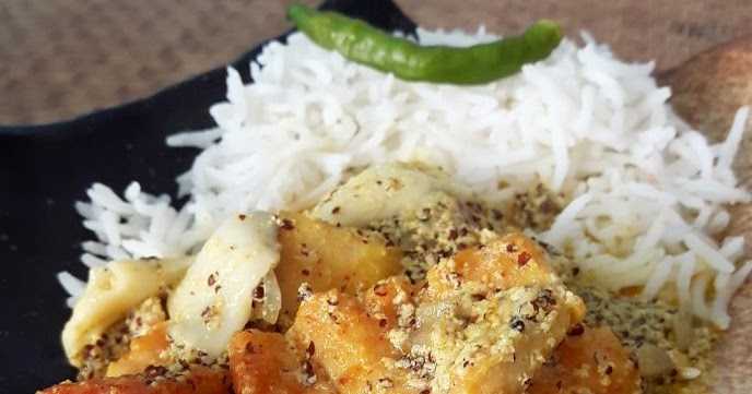 Basa In A Mustard, Poppy Seed And Tender Coconut Gravy