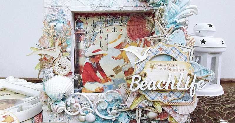 Beach Life - Mixed Media Canvas For Graphic 45