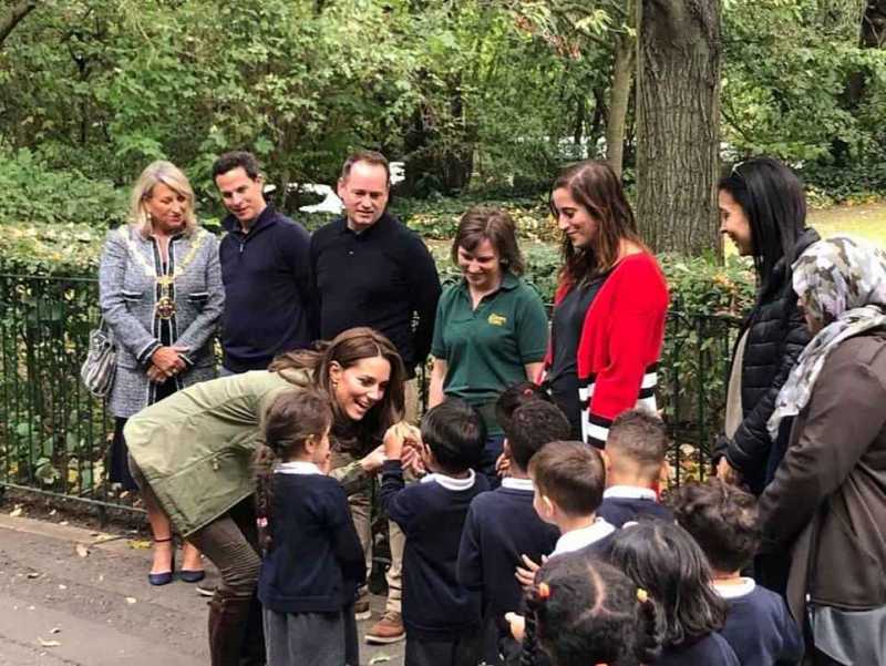 Beaming Kate Is Welcomed By Adoring Schoolchildren As She Return Back To Royal Duties After Maternity Leave