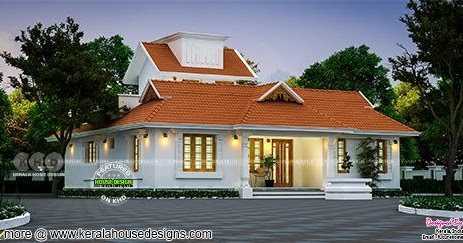Beautiful 3 BHK Traditional Kerala Home Design