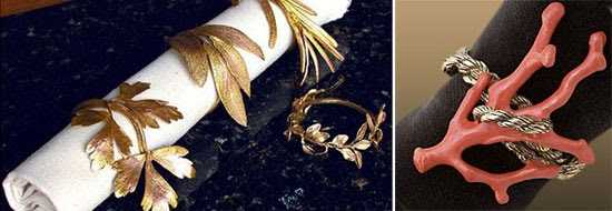 Beautiful Napkin Ring Designs | Stylish Serviette Ring Set