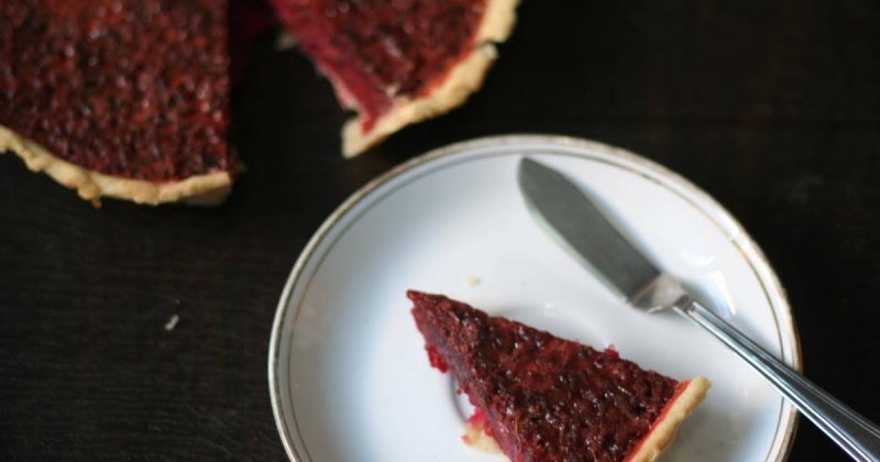 Beetroot Halwa Pie