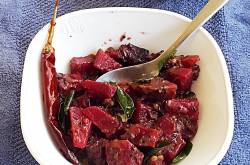 Beetroot cooked in almond based masala gravy - My Indian Taste