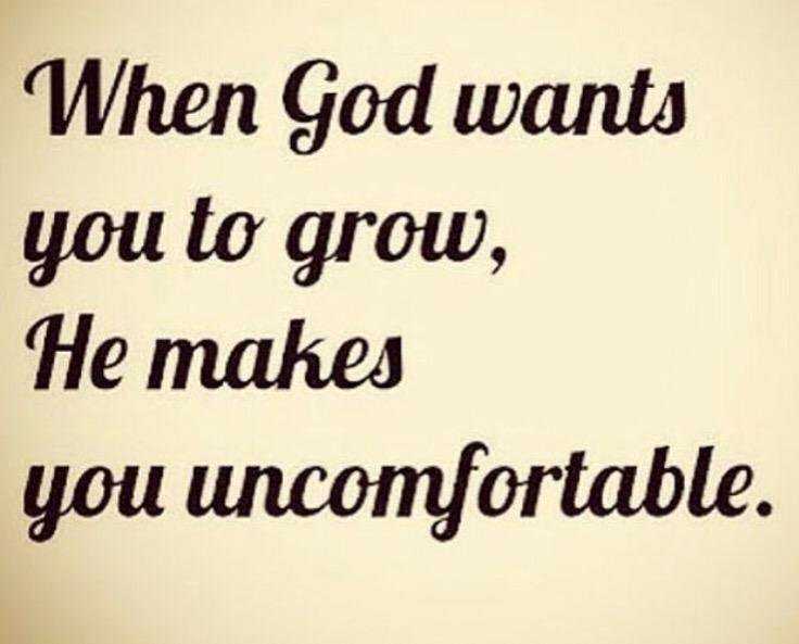 Being Uncomfortable!