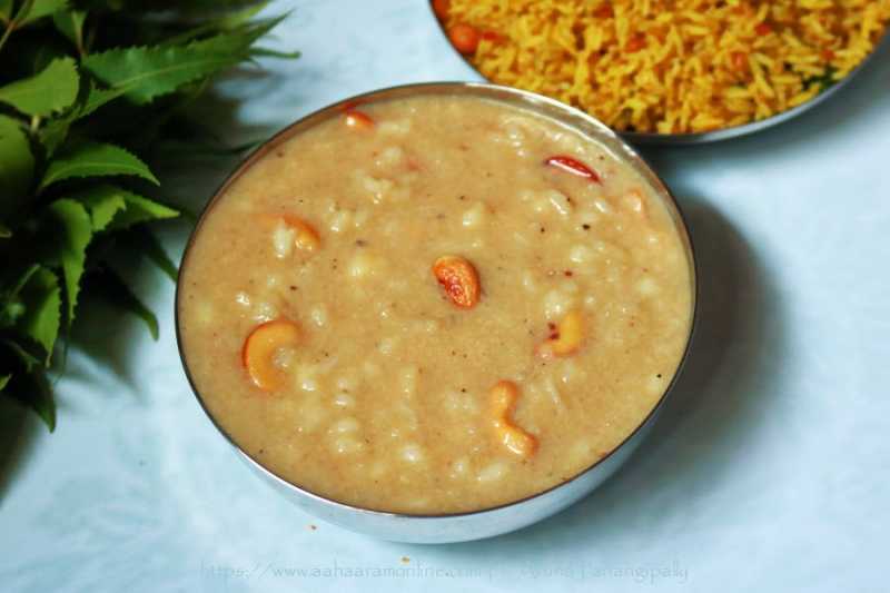 Bellam Paramannam | Andhra Rice And Jaggery Kheer » ãhãram