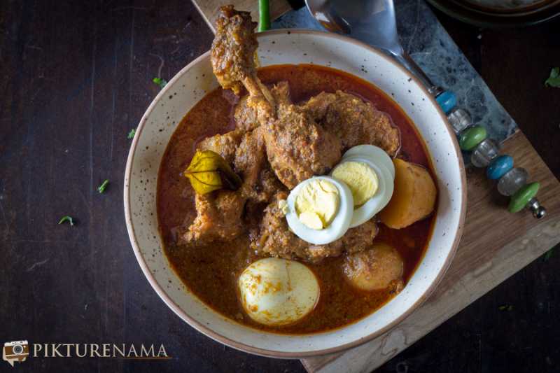 Bengali Murgir Dum / Bengali Slow Cooked Chicken Curry | Pikturenama