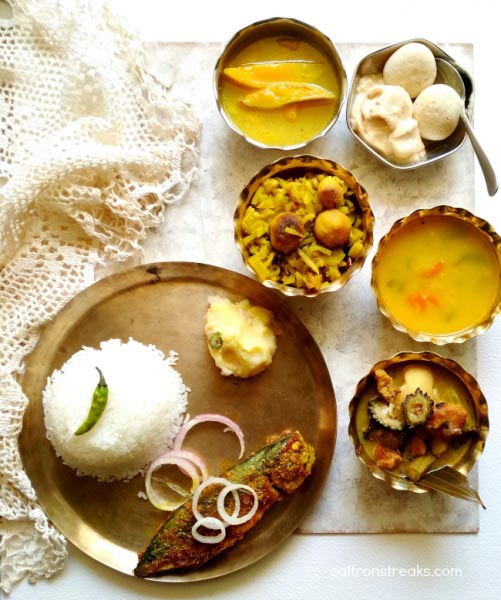 Bengali Summer Lunch Meal Series - The Essential Fish Thali  