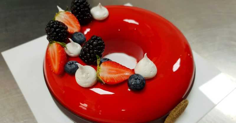 Berry Vanilla Gateau | Academy Of Pastry Arts