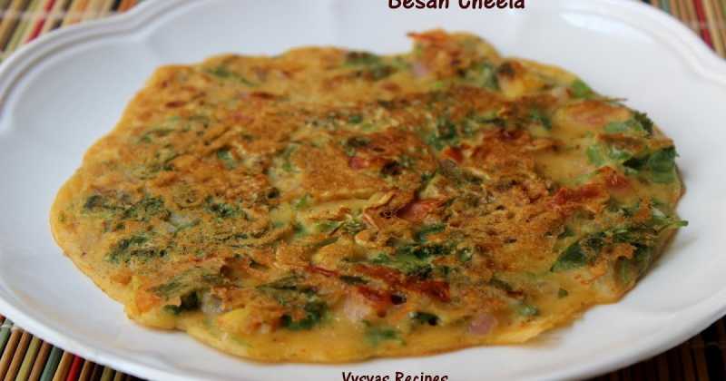 Besan Cheela - Veg Omelette 