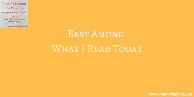 Best Among What I Read This Week - 7th March 2019