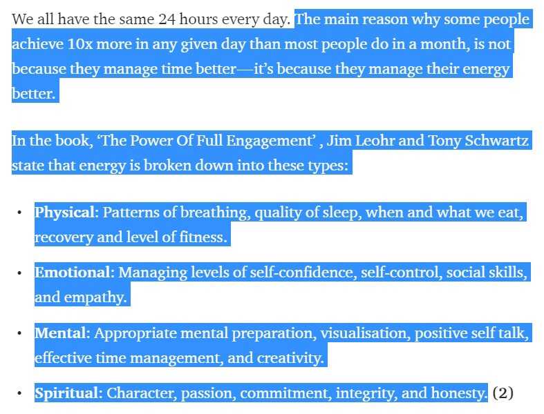 Best Thing I Have Read Lately