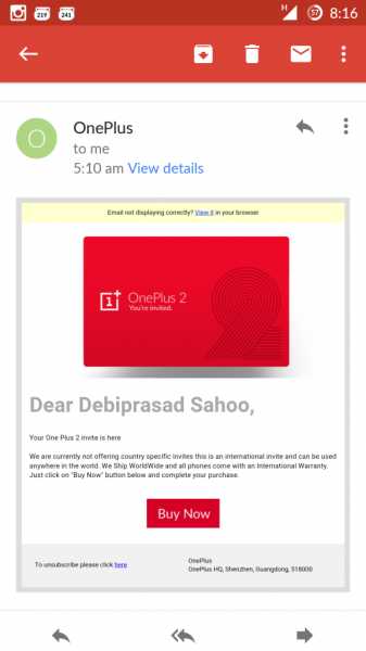 Beware Of OnePlus Two Scams - Debiprasad