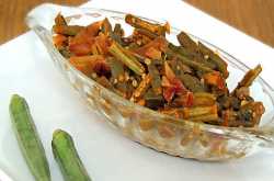 Bhindi Do Pyaza / Sauteed Okra Recipe.