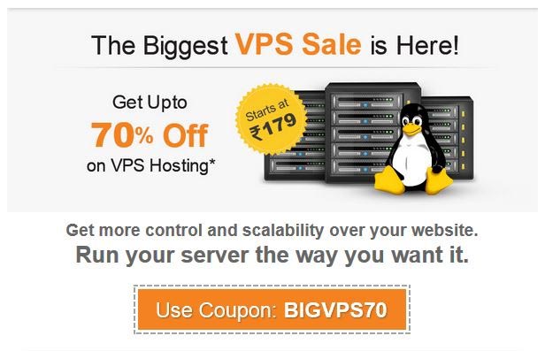 Bigrock Coupons - 70% Off VPS Hosting