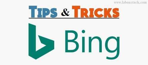 Bing Search Engine Tips And Tricks