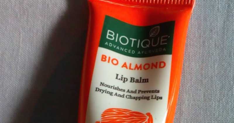 Biotique Bio Almond Lip Balm Review