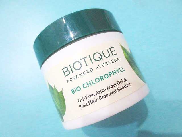 Biotique Bio Chlorophyll Anti Acne Gel For Face Review | Price, Claims