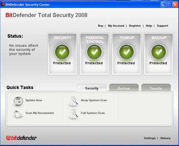 Bit Defender Total Secutity 2008