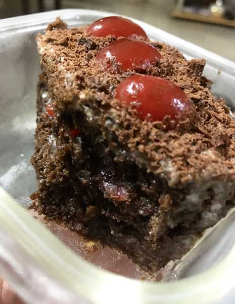 Black Forest Cake - Indian Bakery Style - Arthi Amaran