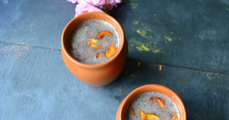 Black Rice Dessert | Kavuni Arisi Payasam