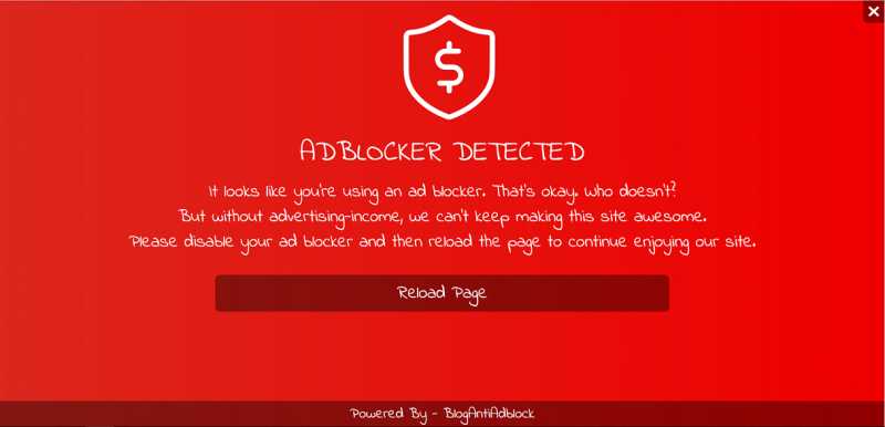 BlogAntiAdblock : The Best Free Anti Adblock Widget!