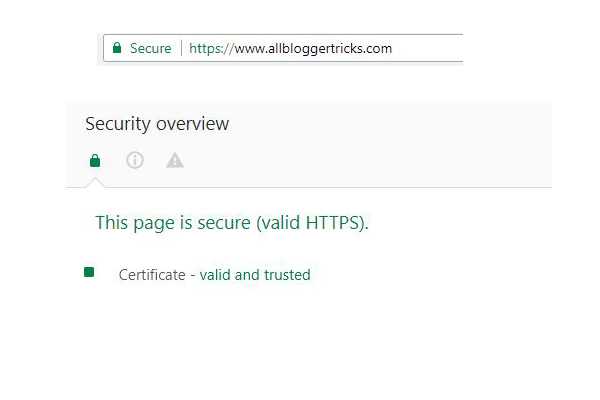 Blogger Allows Custom Domains To Use SSL Certificate! HTTPS 2018