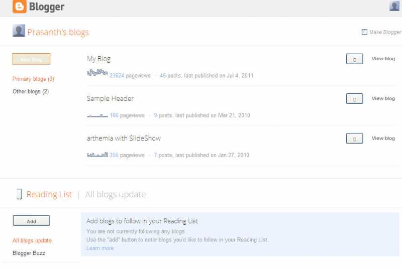 Blogger In Draft - New Interface