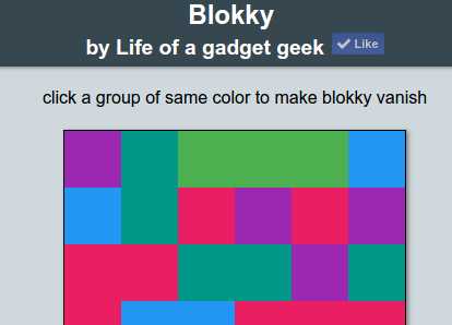Blokky - A Color Matching Game