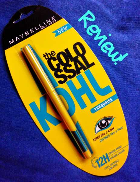 Blue Eyes~~ Maybelline Colossal Turquoise Review