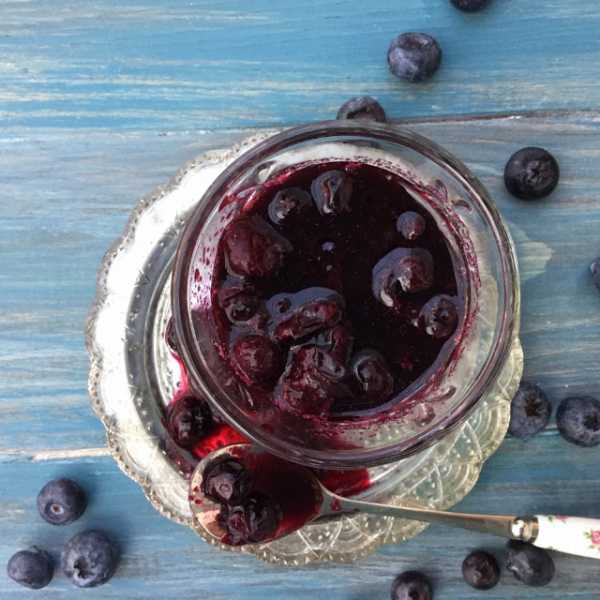 Blueberry Compote And A Review Of A Kitchen Fairytale Cookbook