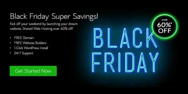 Bluehost Black Friday Deals 2018 : Just $2.65 A Month For 36 Months [60% OFF]