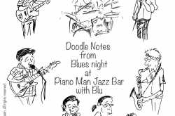 Blues night at the Piano Man Jazz Bar